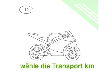 hä-Motorrad Transport bis 1350 cm³ o. Kg Beschränkung