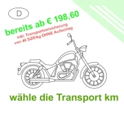 Motorradtransport bis 1200 cm³ o. 250 kg