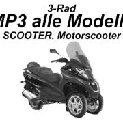 Piaggio MP3, Dreiradroller, Transport, 1A Motorrad Transport