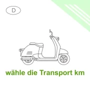 Roller Transport bunderweit bis max 160 kg oder 279 cm³